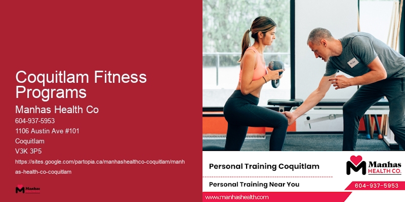 Coquitlam Fitness Programs Personal Trainers for Mental Health Support
