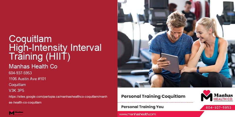 Certified Personal Trainers Coquitlam High-Intensity Interval Training (HIIT)