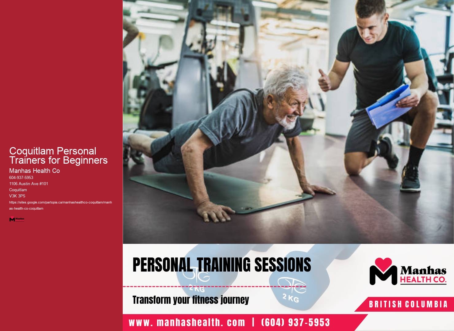 Personal Training Sessions for Couples Coquitlam Personal Trainers for Beginners