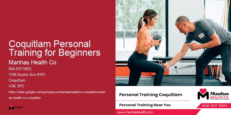 Coquitlam Personal Training for Beginners Fitness Trainers for Lifestyle Changes