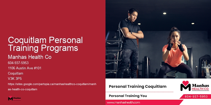 Coquitlam Personal Training Programs Personal Training for Active Lifestyles