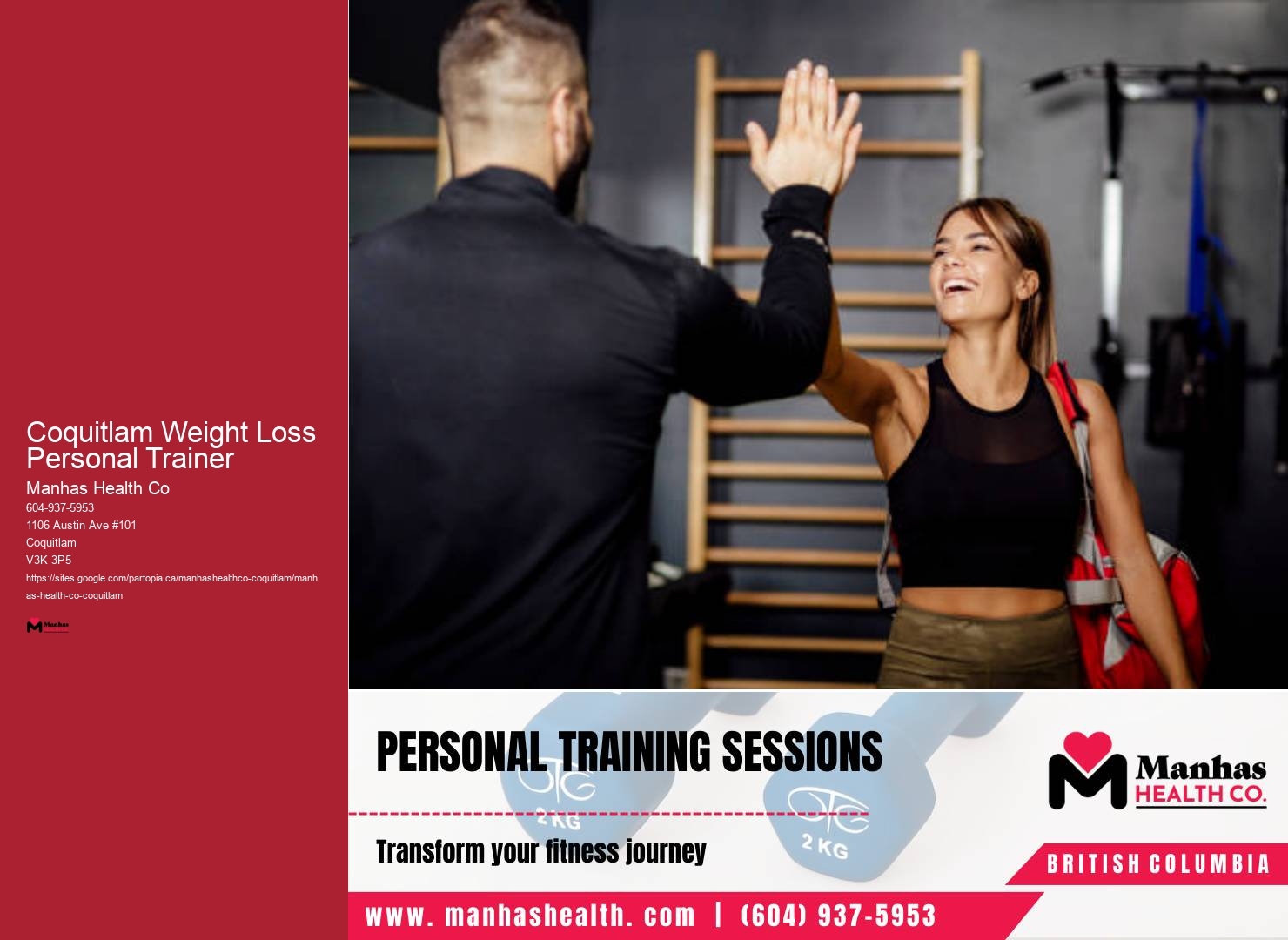 Personal Trainers for Flexibility Coquitlam Weight Loss Personal Trainer