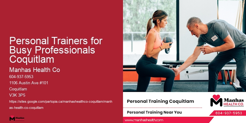 Personal Fitness Sessions Personal Trainers for Busy Professionals Coquitlam