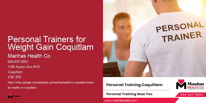 Personal Trainers for Weight Gain Coquitlam Trainers for Agility and Speed
