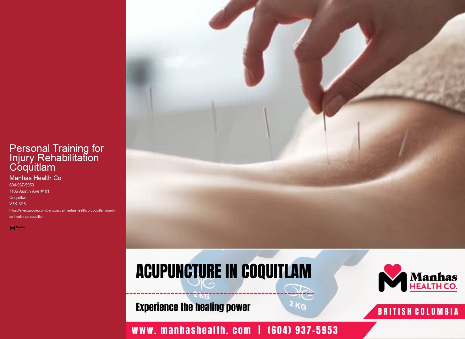 Personal Training Packages Personal Training for Injury Rehabilitation Coquitlam