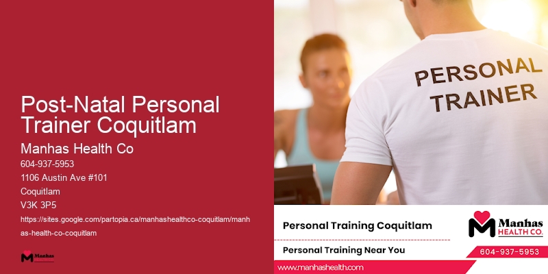 Personal Training Focused on Longevity Post-Natal Personal Trainer Coquitlam
