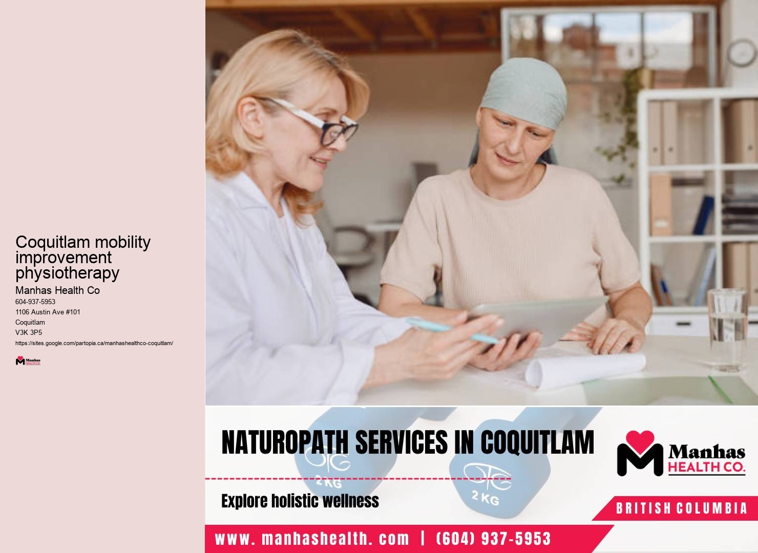 Coquitlam mobility improvement physiotherapy physiotherapy for therapeutic exercise