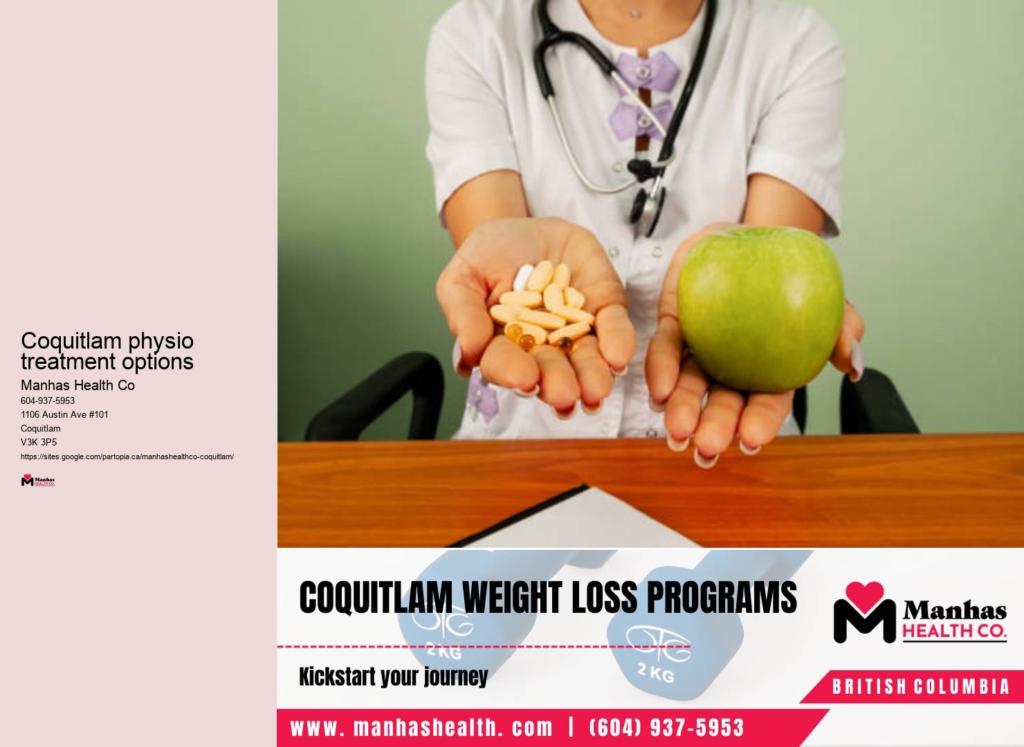 Coquitlam physio treatment options physical therapy solutions