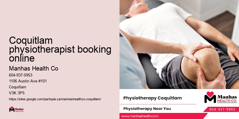 Coquitlam physiotherapist booking online