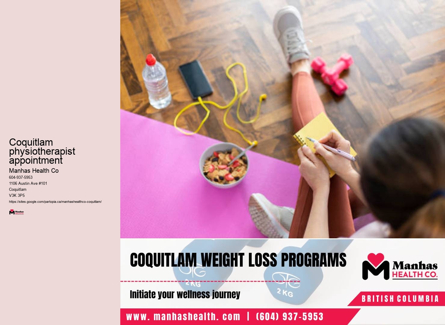 Coquitlam physiotherapist appointment physiotherapy for holistic care