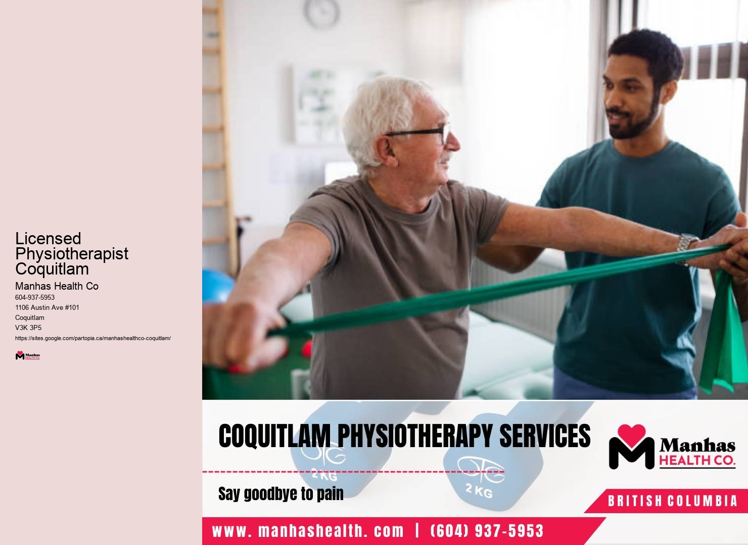 Comprehensive Physiotherapy Licensed Physiotherapist Coquitlam