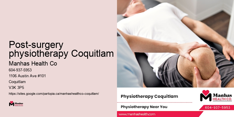 Post-surgery physiotherapy Coquitlam