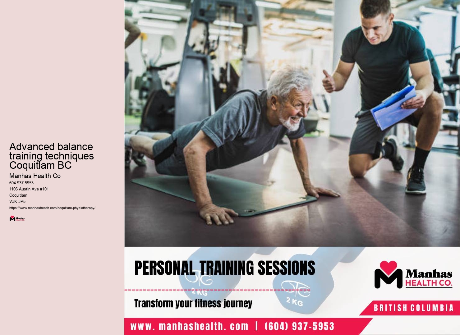 Coquitlam Personalized flexibility training