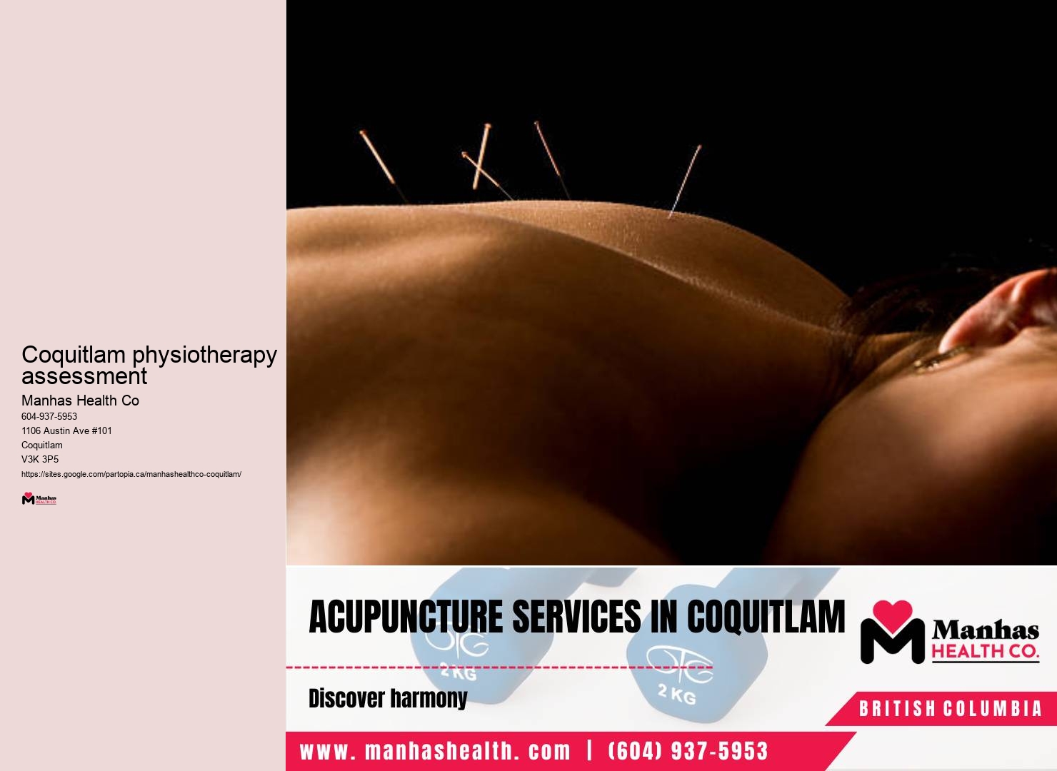 Post-surgery recovery exercises Coquitlam physiotherapy assessment