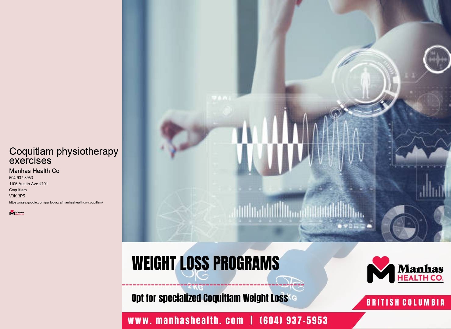 Physiotherapy and rehabilitation Coquitlam physiotherapy exercises