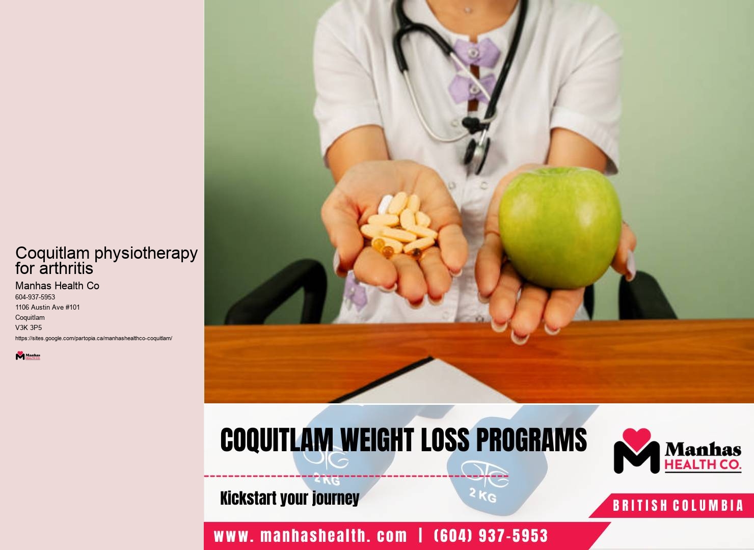 Physiotherapy clinic nearby Coquitlam physiotherapy for arthritis