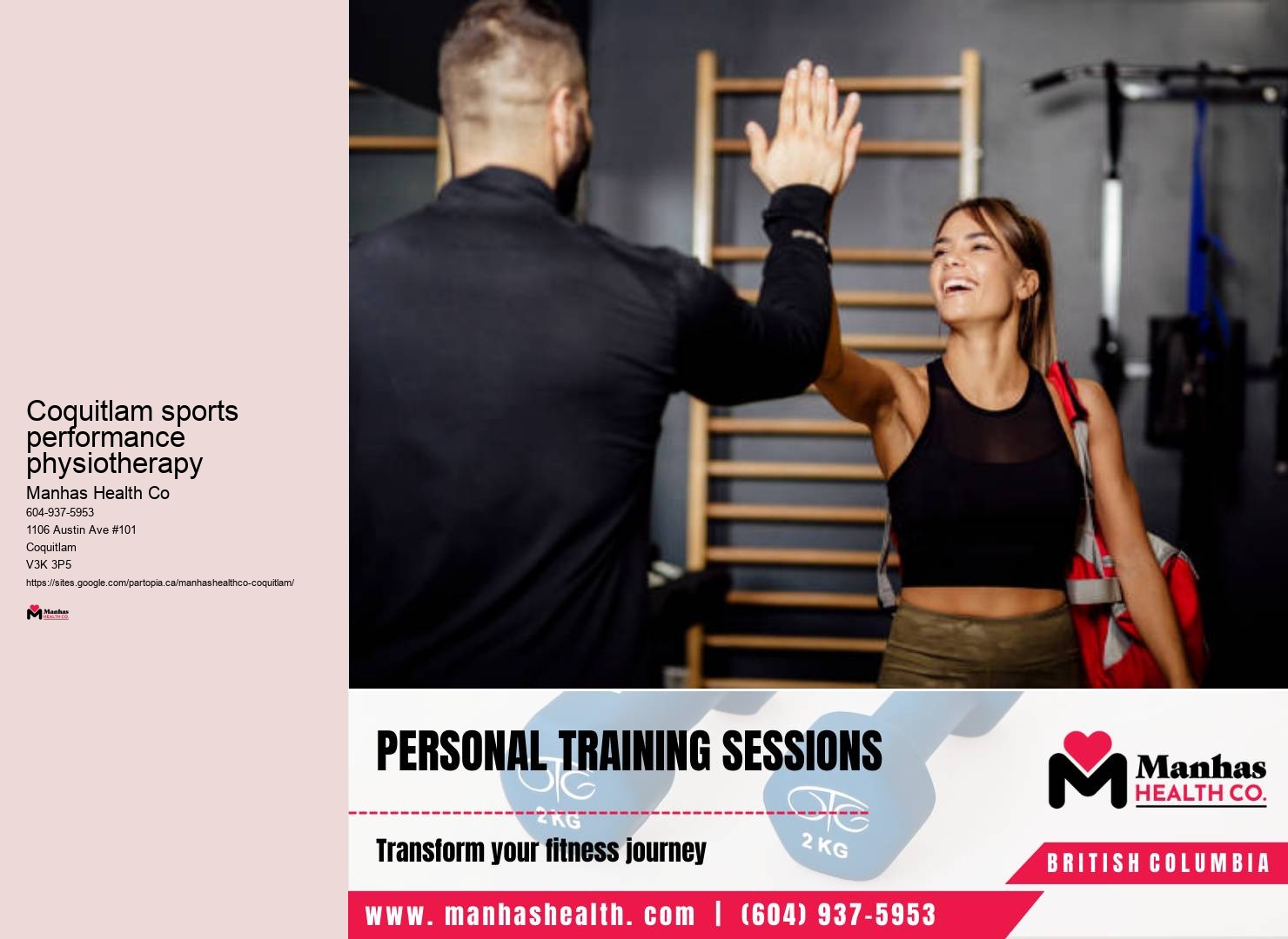 Affordable physiotherapy care Coquitlam sports performance physiotherapy