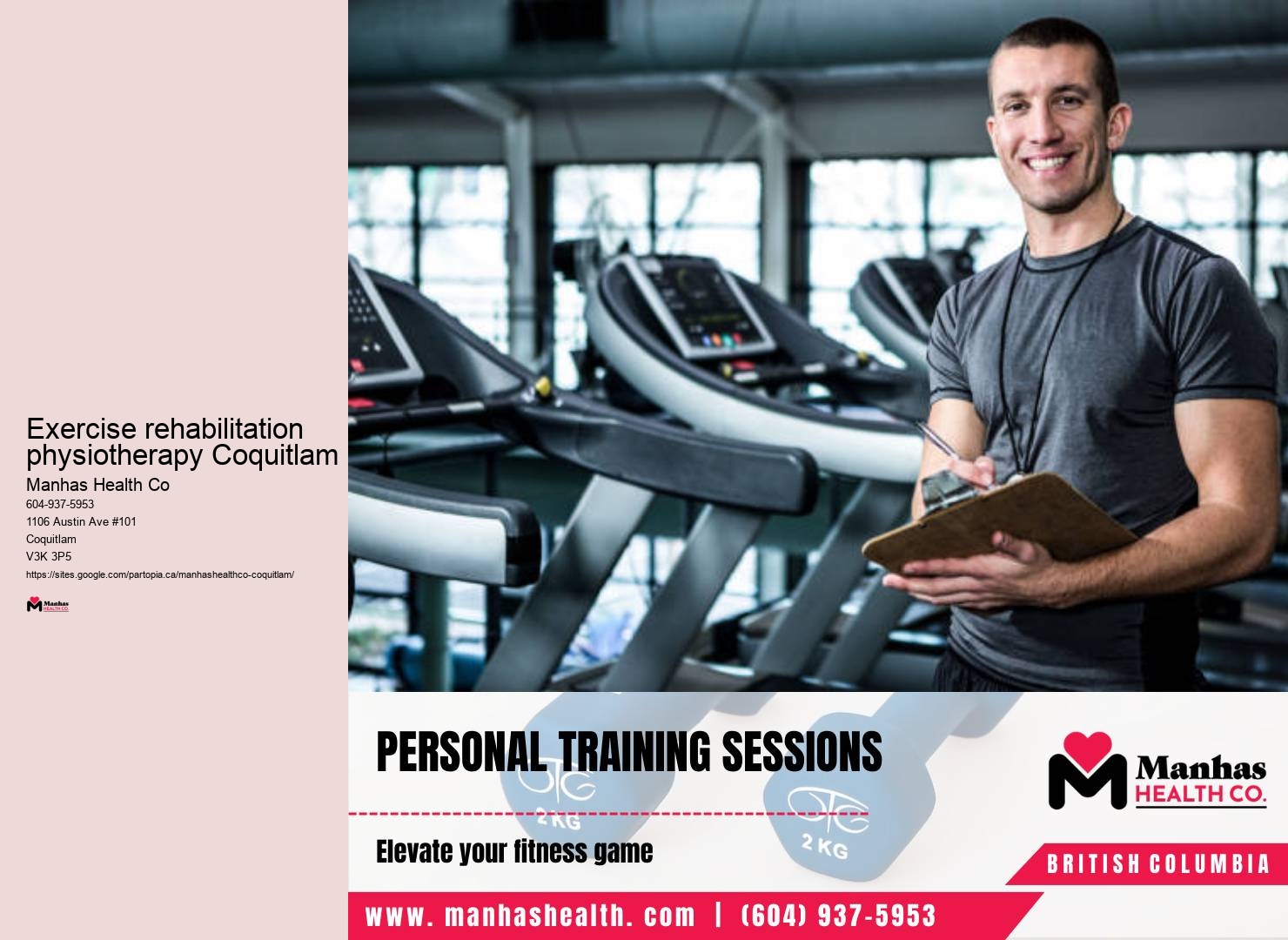 Exercise rehabilitation physiotherapy Coquitlam physiotherapy for fibromyalgia
