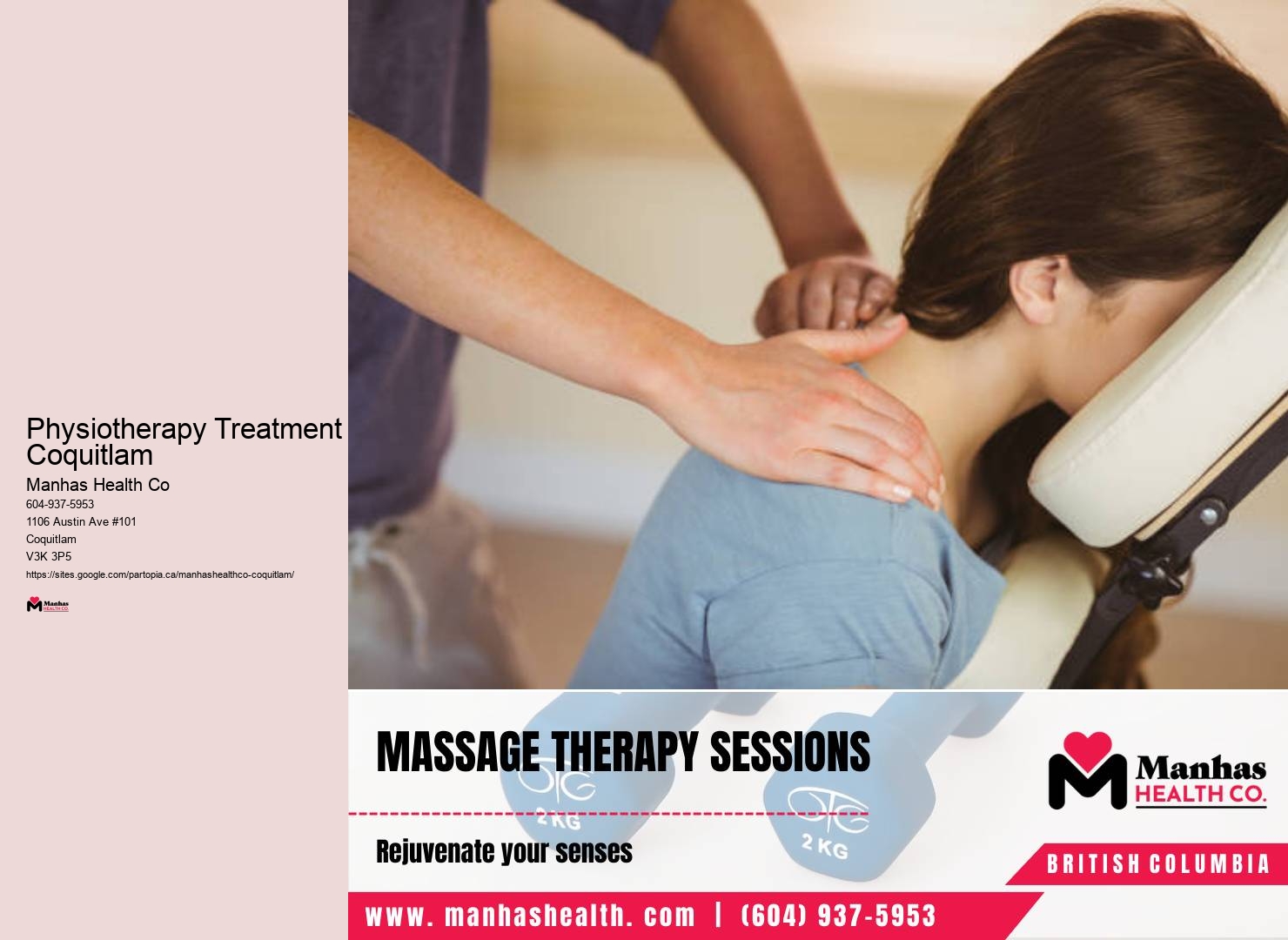 Chronic pain therapy Physiotherapy Treatment Coquitlam