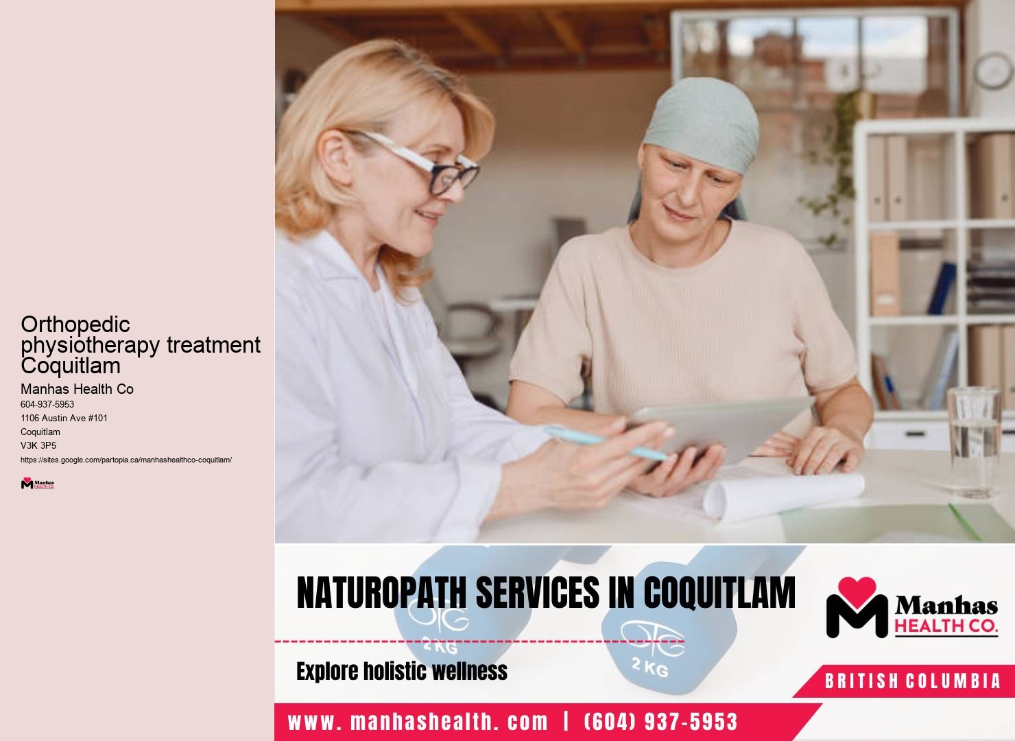 Orthopedic physiotherapy treatment Coquitlam sports physiotherapy