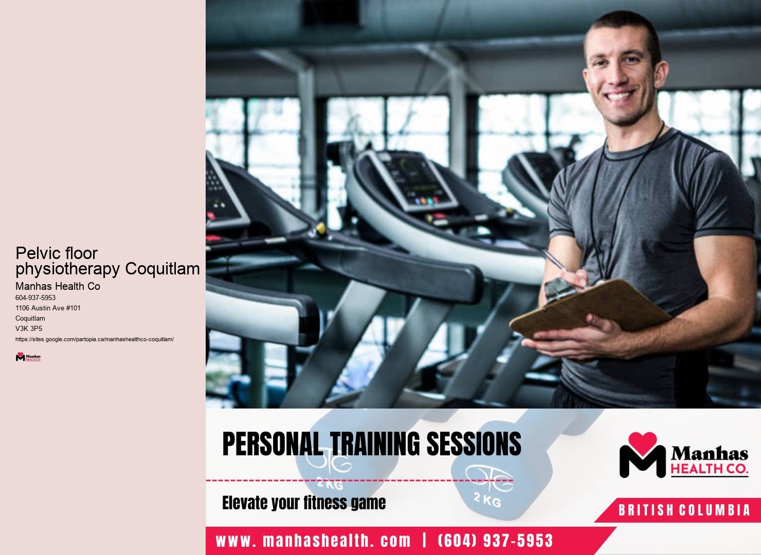 Physiotherapy for muscle pain Pelvic floor physiotherapy Coquitlam