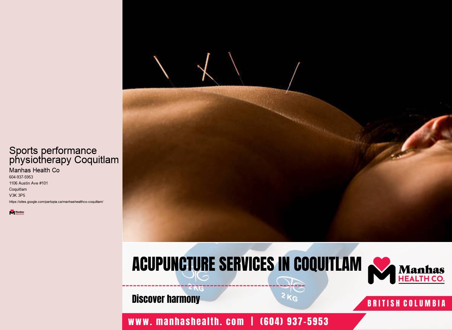 Chronic pain relief physiotherapy Sports performance physiotherapy Coquitlam