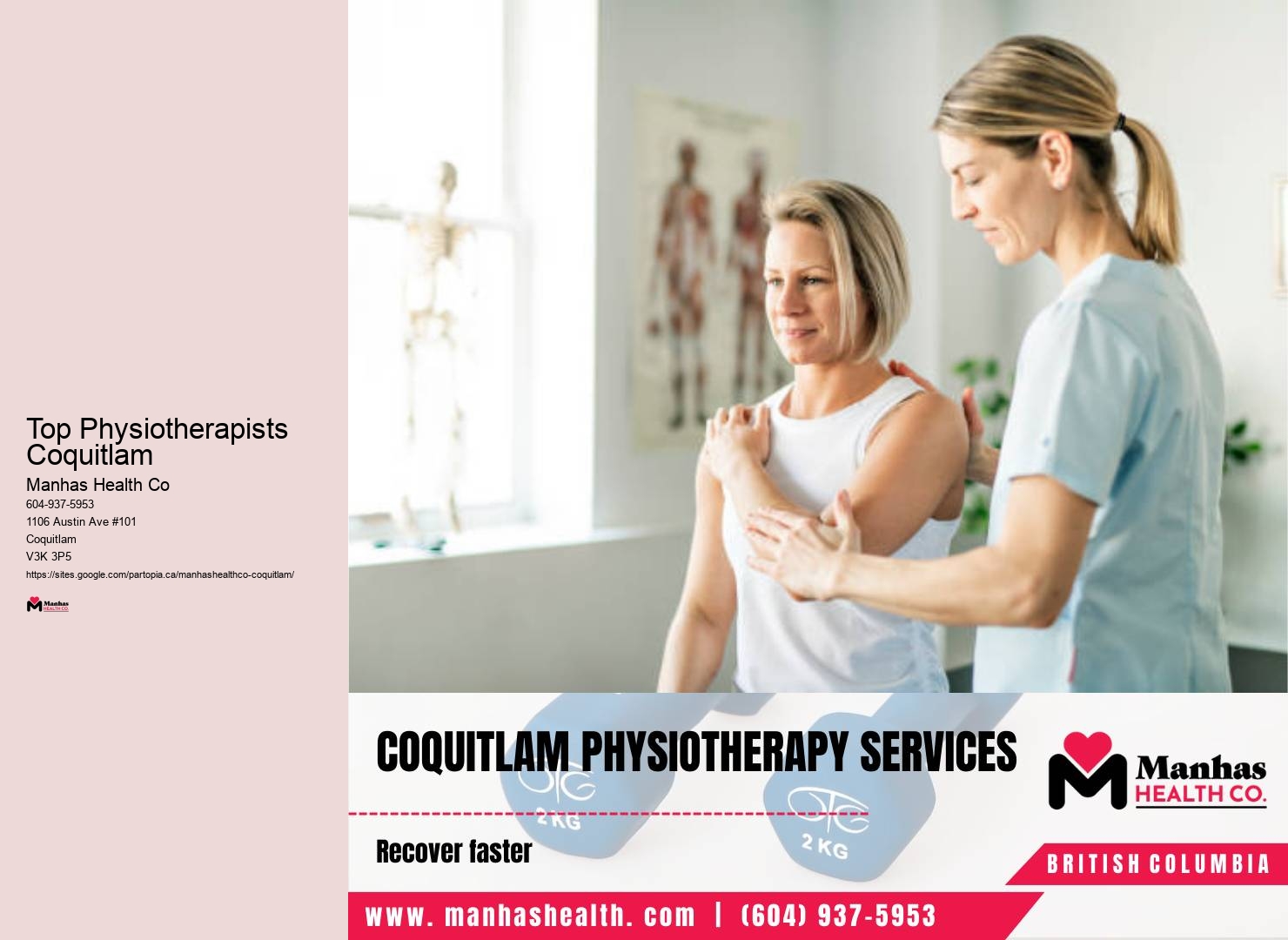 Exercise therapy programs Top Physiotherapists Coquitlam