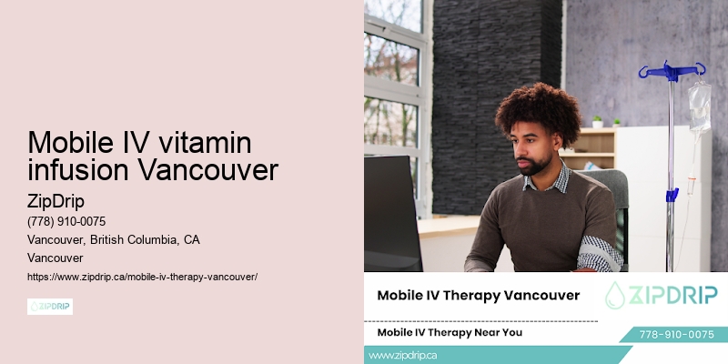 Mobile IV vitamin infusion Vancouver