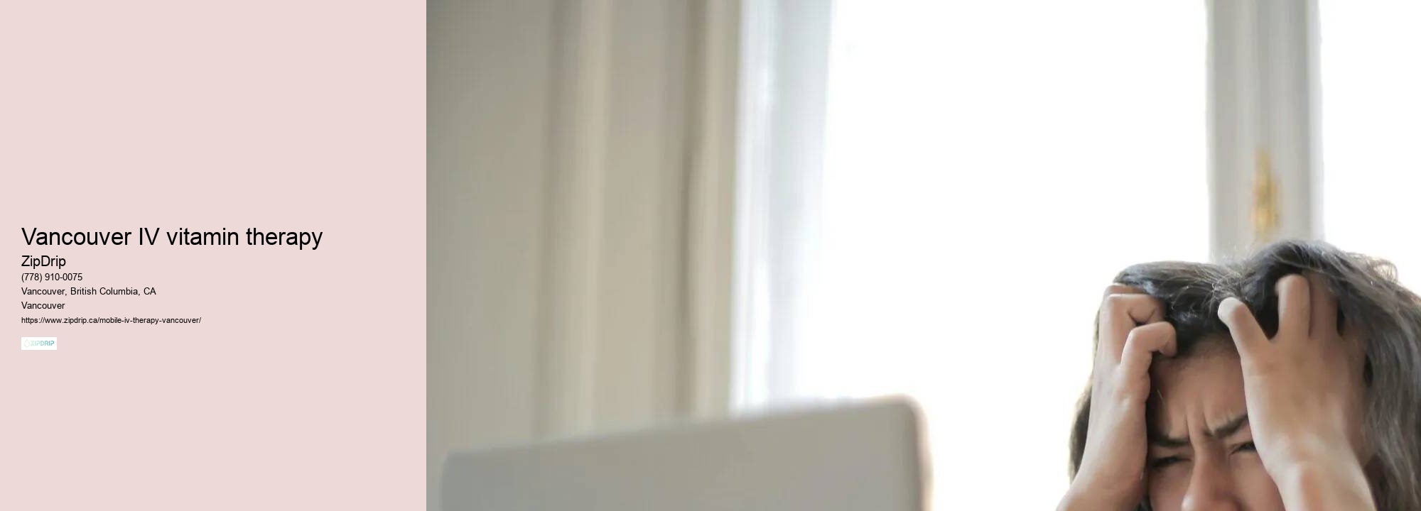 Vancouver IV vitamin therapy at-home IV hydration infusion therapy