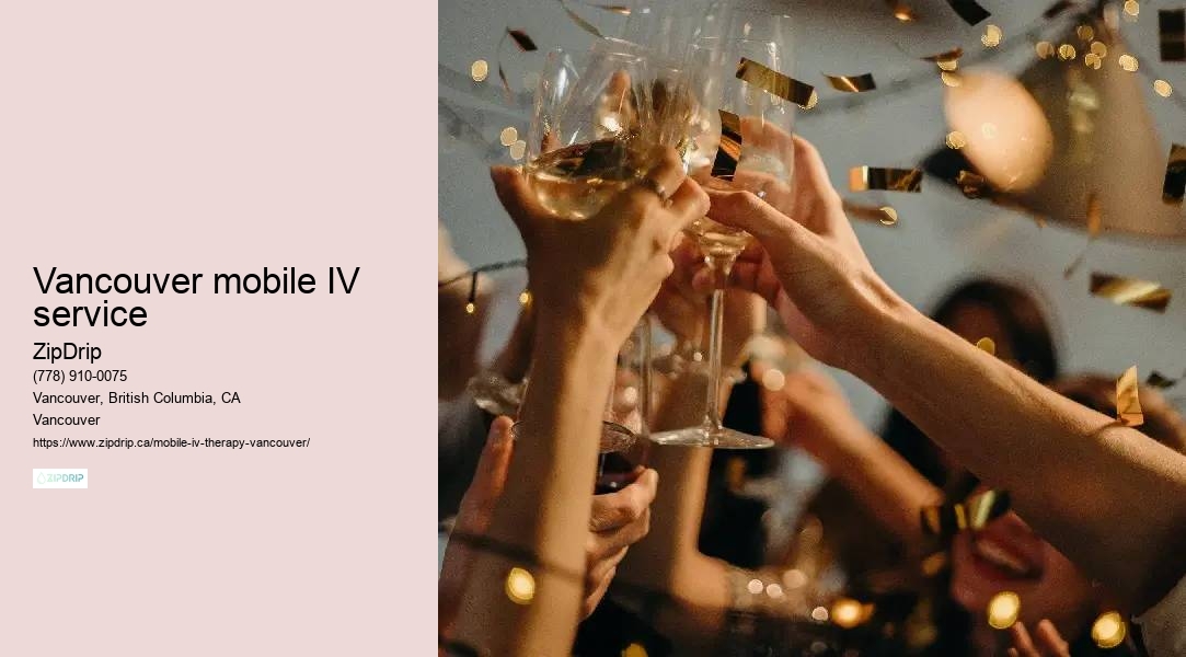 IV drip therapy Vancouver mobile IV service