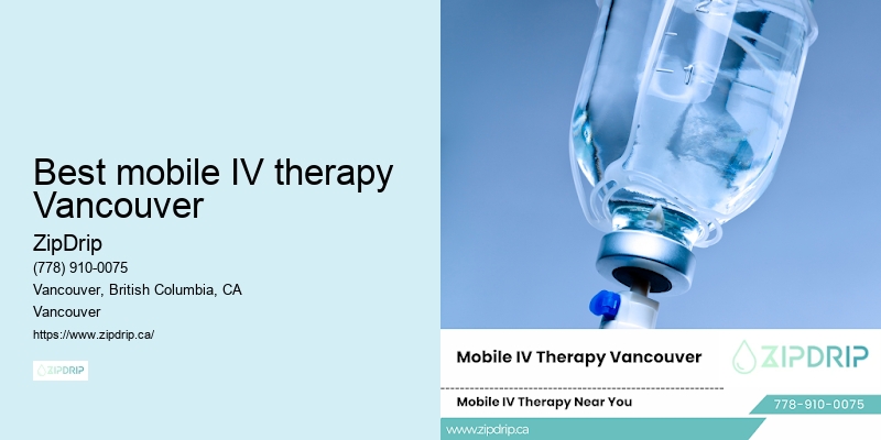 Best mobile IV therapy Vancouver