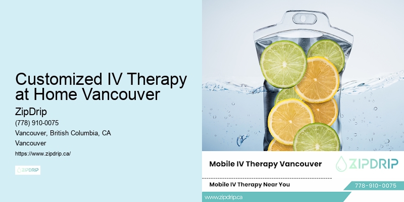 Customized IV Therapy at Home Vancouver