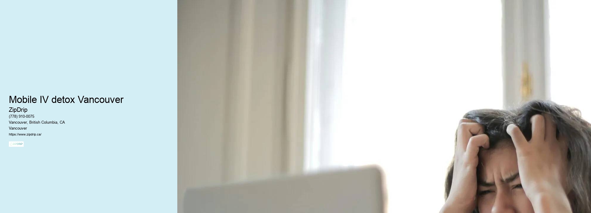 Mobile IV detox Vancouver IV Therapy for Energy