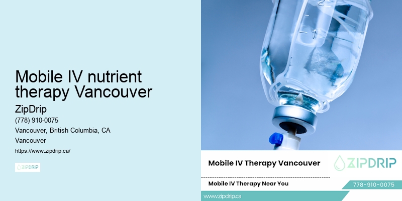 Mobile IV nutrient therapy Vancouver