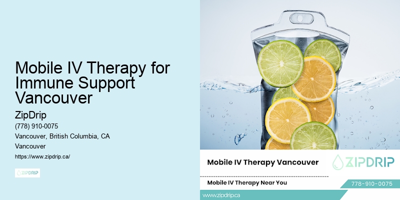 Mobile IV Therapy for Immune Support Vancouver