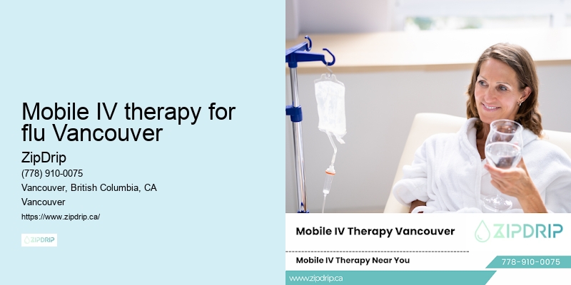 Mobile IV therapy for flu recovery Vancouver