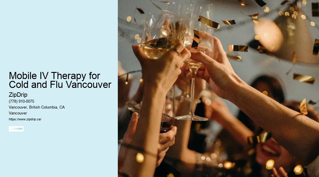 Mobile IV hydration for travelers Mobile IV Therapy for Cold and Flu Vancouver
