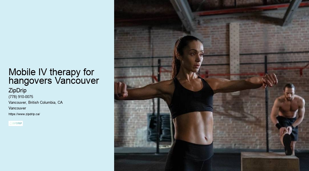 Mobile IV therapy for hangovers Vancouver IV Therapy for Athletes' Recovery