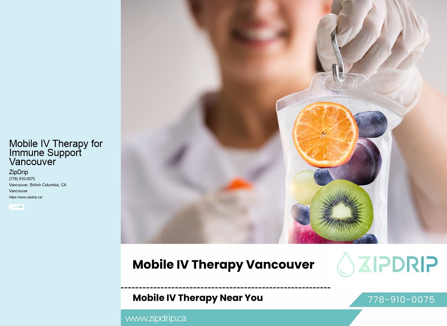 Mobile IV Jet Lag Relief Mobile IV Therapy for Immune Support Vancouver
