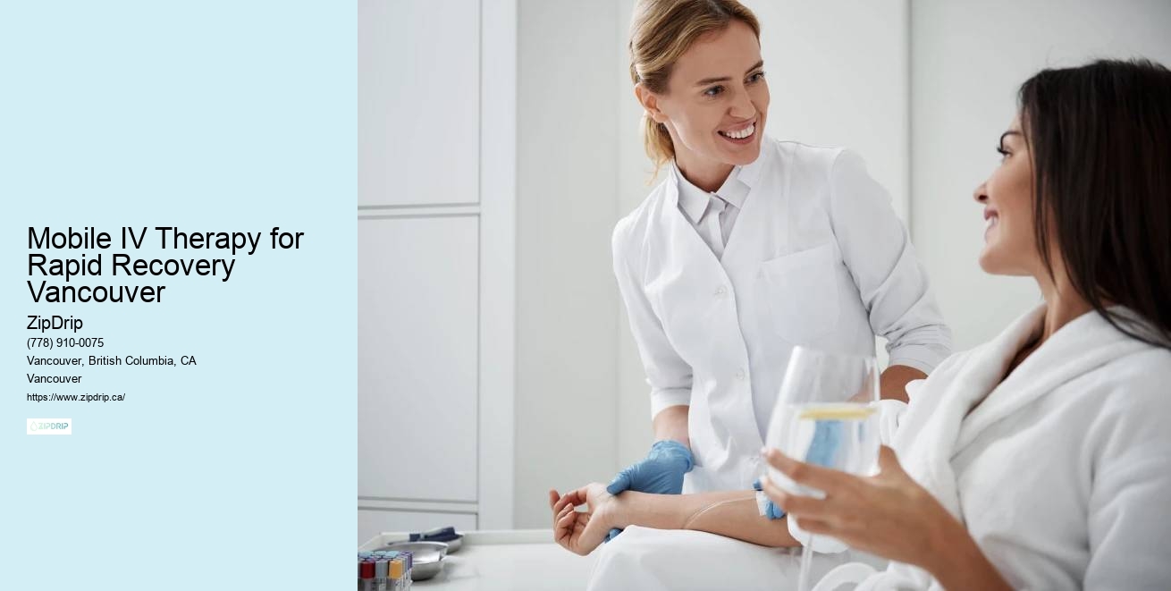 Mobile IV Hydration Support Mobile IV Therapy for Rapid Recovery Vancouver