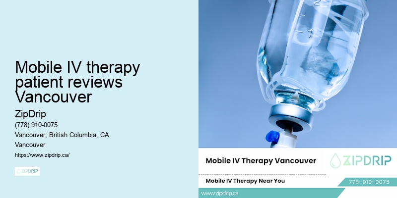 Mobile IV therapy patient reviews Vancouver