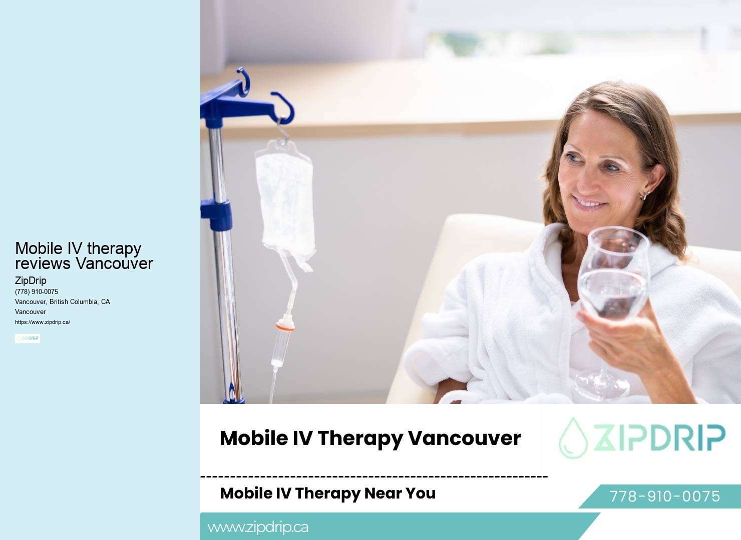 At-Home IV Health Mobile IV therapy reviews Vancouver