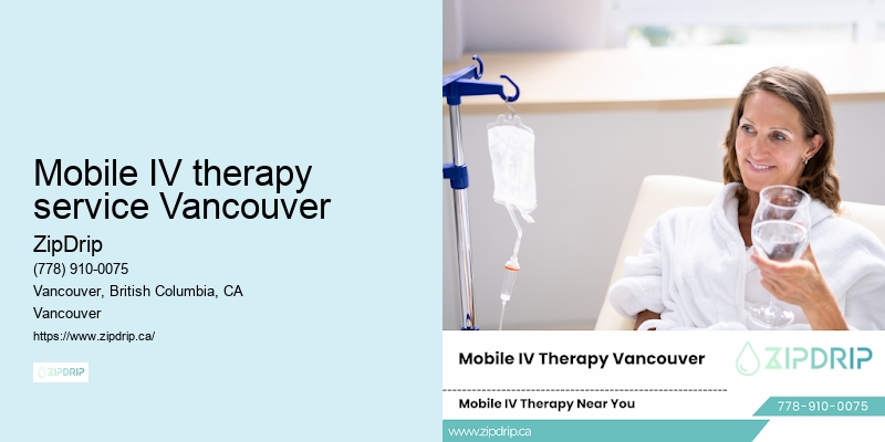 Mobile IV therapy service Vancouver