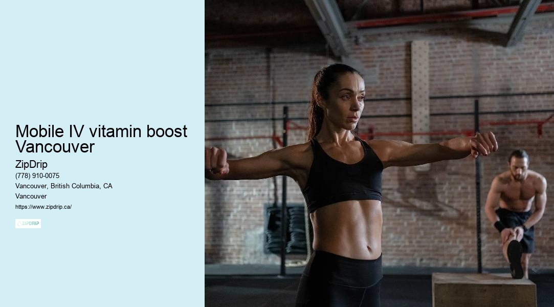 Mobile Wellness IV Therapy Mobile IV vitamin boost Vancouver