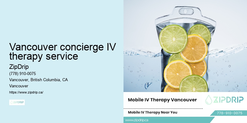 Vancouver concierge IV therapy service