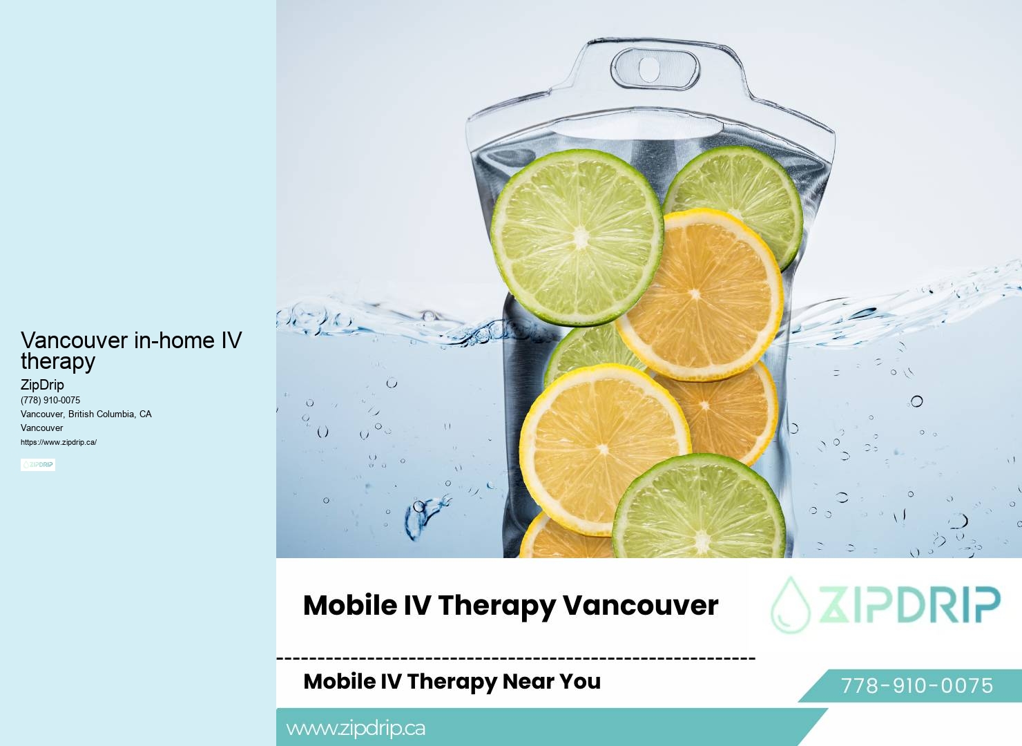 Vancouver in-home IV therapy Jet Lag Recovery IV Therapy