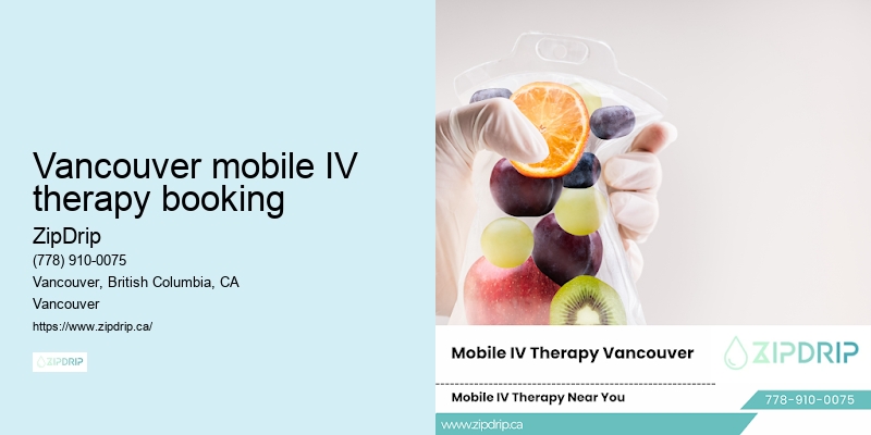 Vancouver mobile IV therapy booking