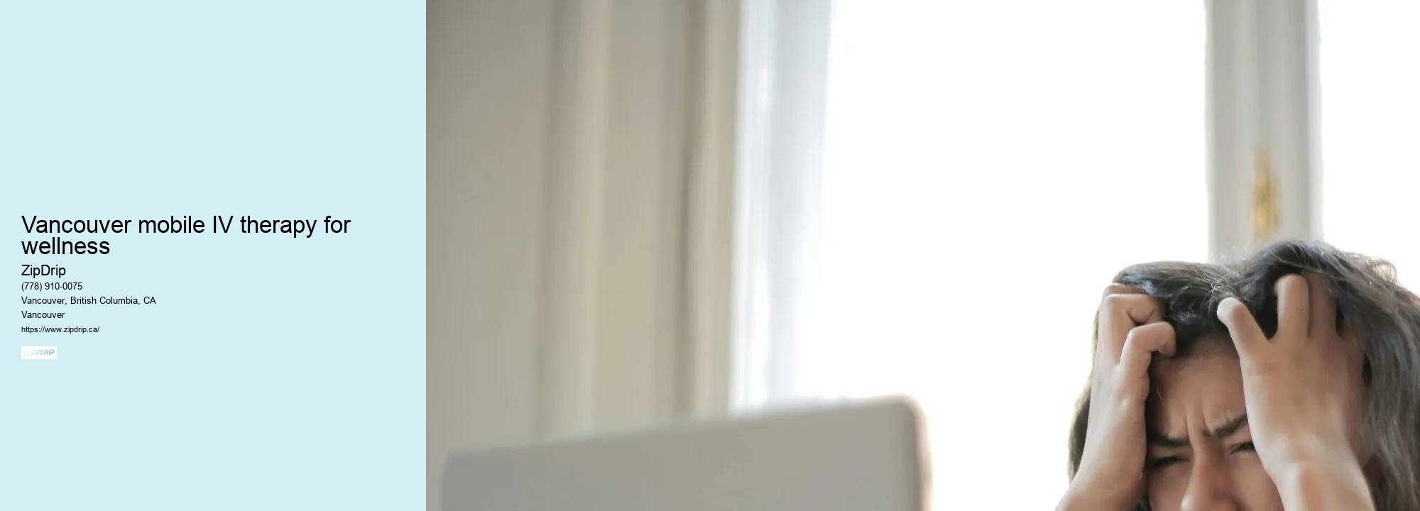 Vancouver mobile IV therapy for wellness At-Home IV Infusions