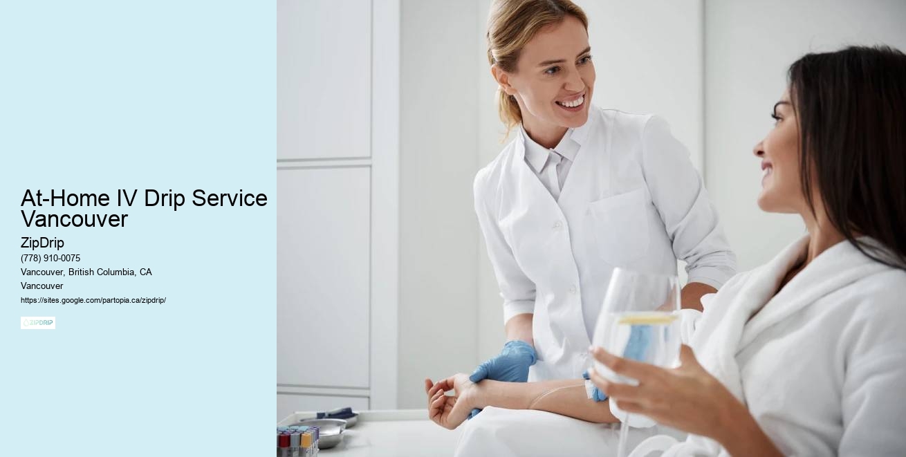 On-demand IV therapy service At-Home IV Drip Service Vancouver