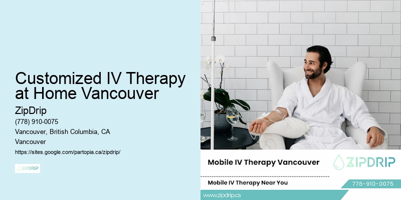 Customized IV Therapy at Home Vancouver